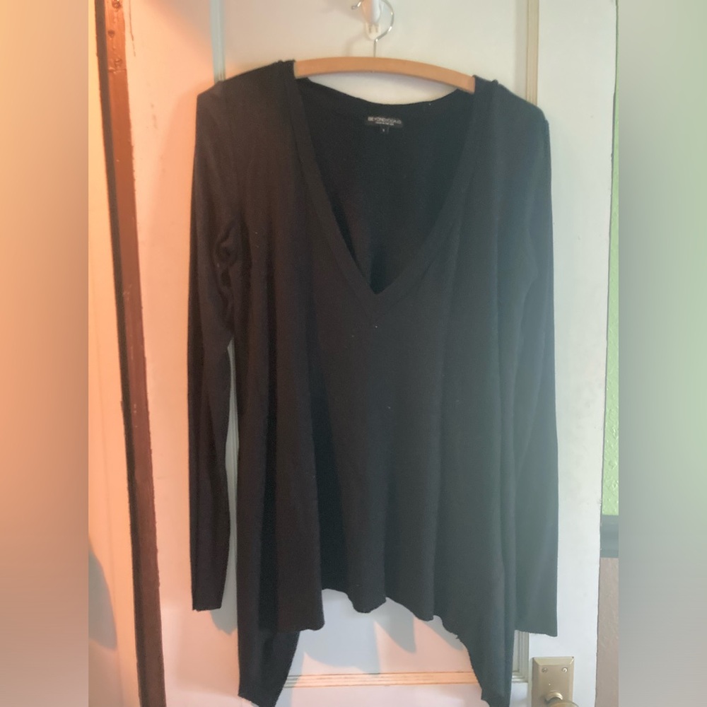 Black Beyond Yoga Flowy Top
